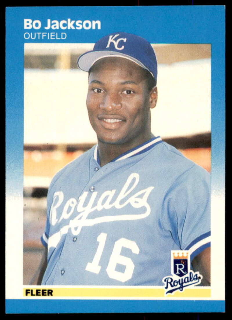 Bo Jackson Rookie Card 1987 Fleer #369  Image 1