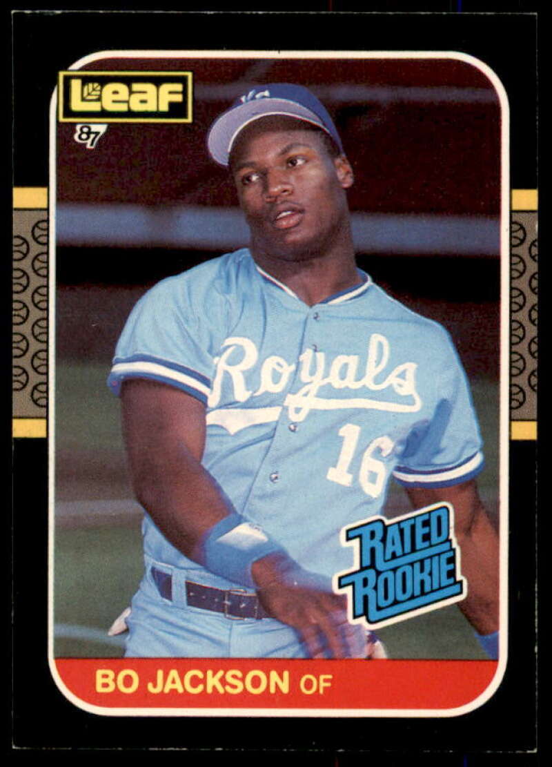 Bo Jackson RR Rookie Card 1987 Leaf/Donruss #35  Image 1