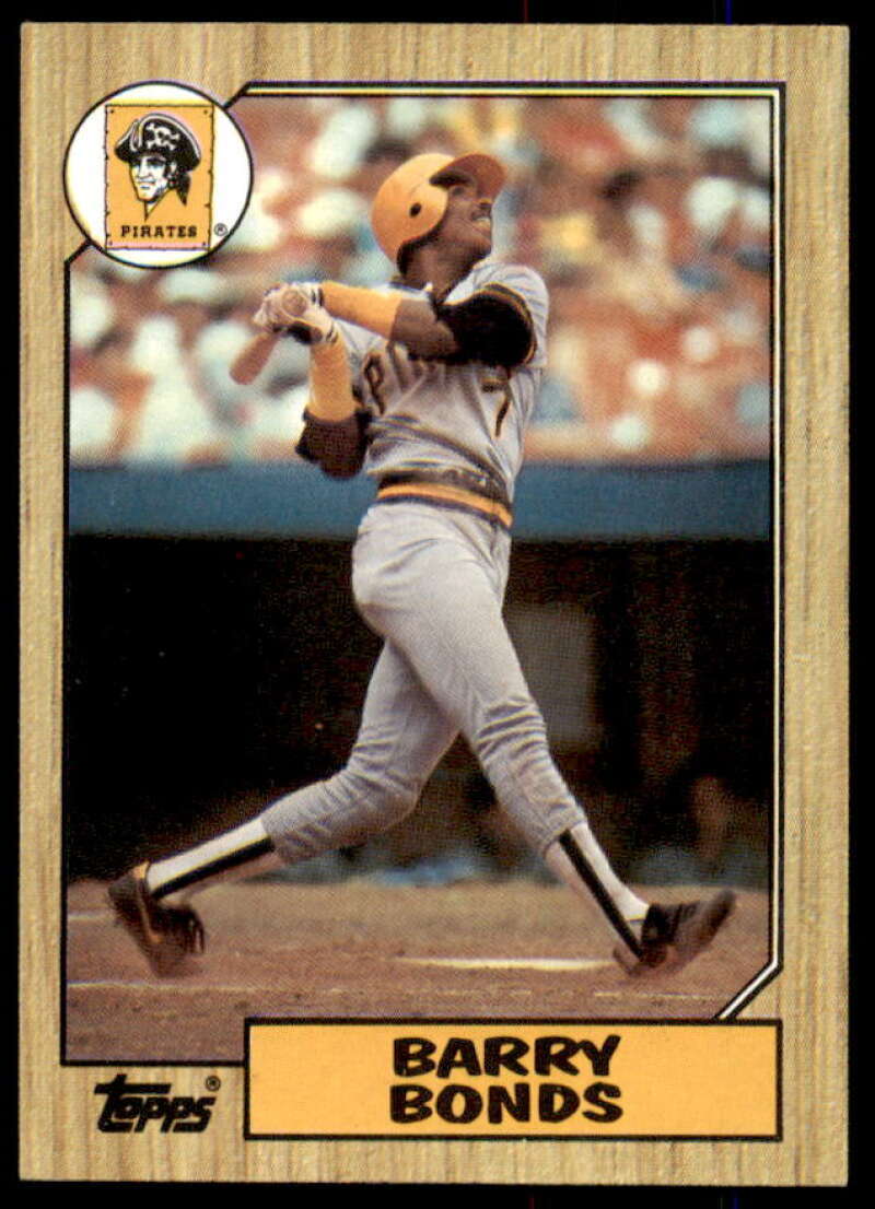 Barry Bonds Rookie Card 1987 Topps #320  Image 1