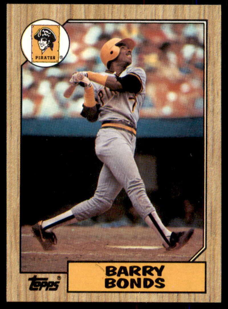 Barry Bonds Rookie Card 1987 Topps #320  Image 1