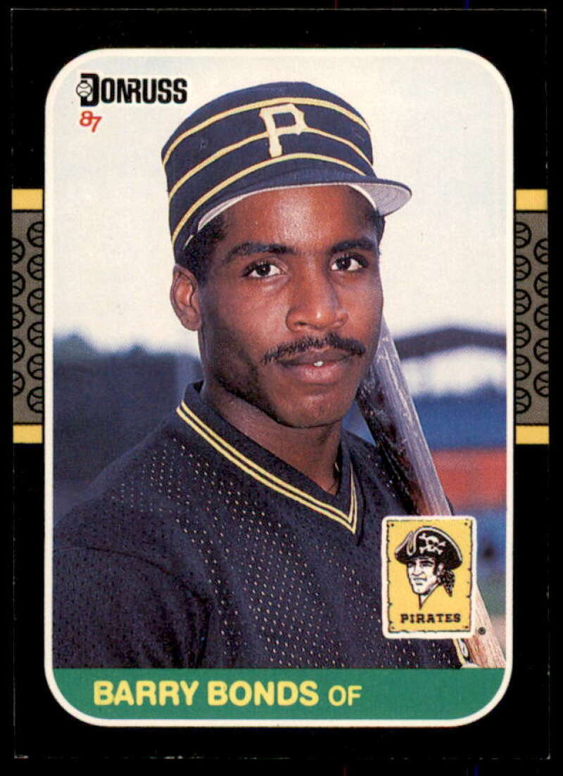 Barry Bonds Rookie Card 1987 Donruss #361  Image 1