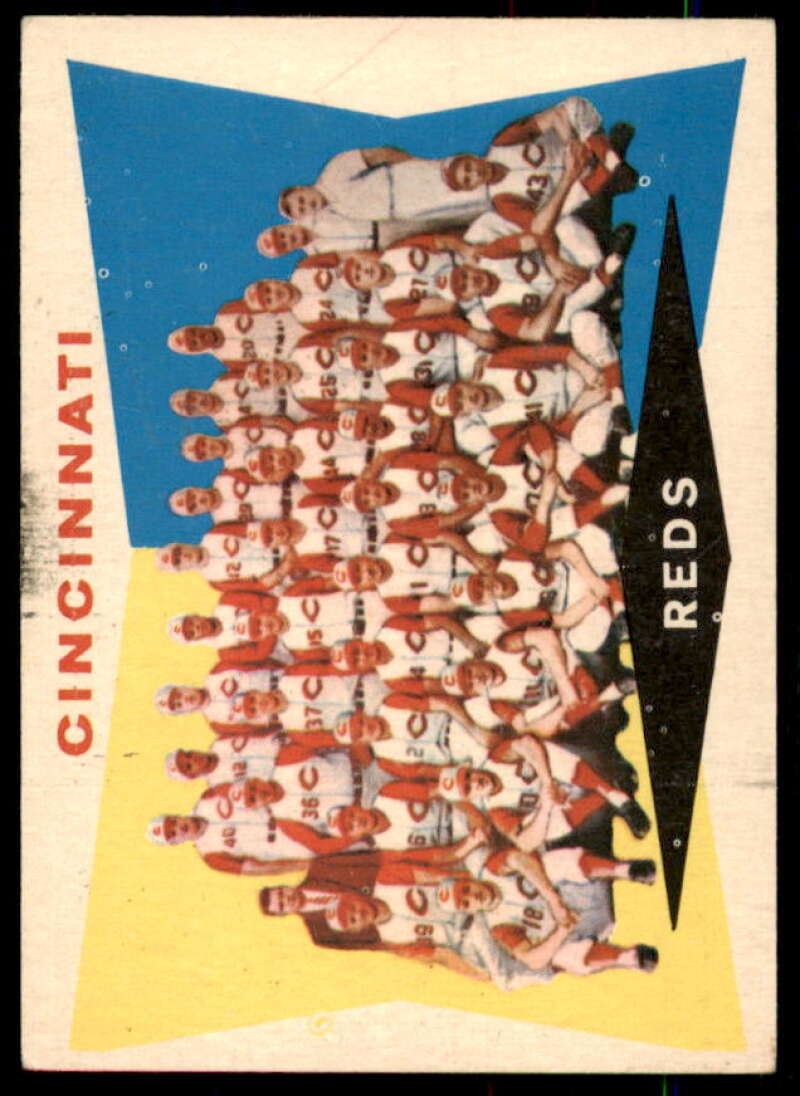 Cincinnati Reds CL Card 1960 Topps #164  Image 1