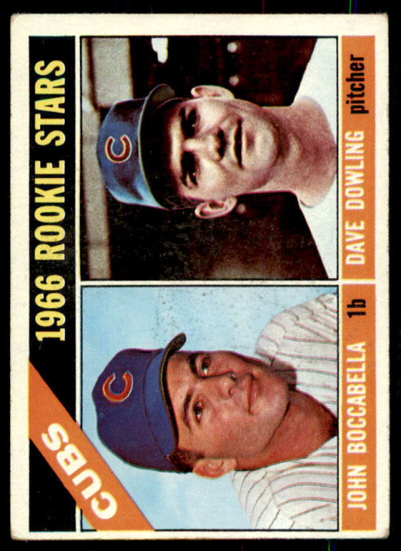 Rookie Stars/John Boccabella/Dave Dowling Card 1966 Topps #482  Image 1