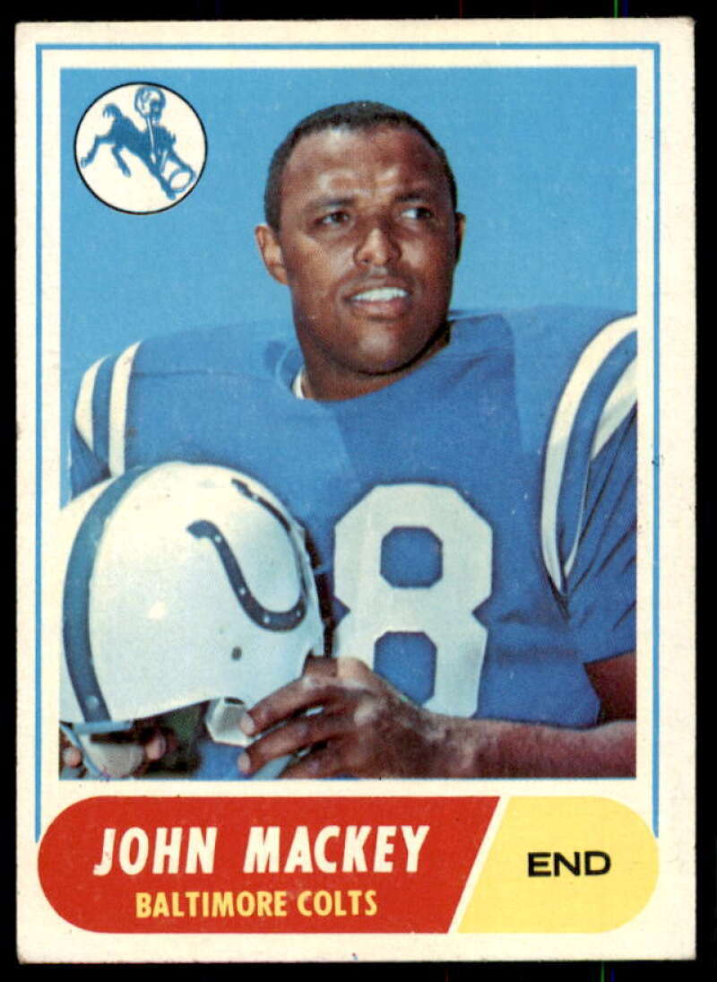 John Mackey Card 1968 Topps #74  Image 1