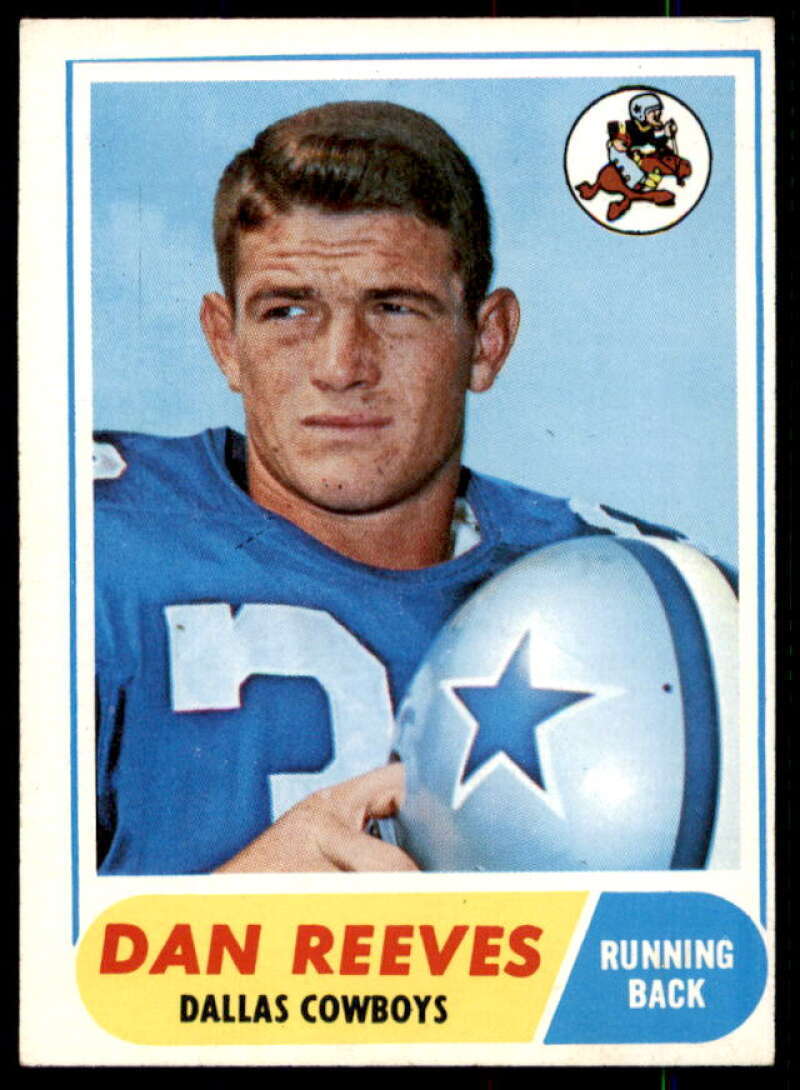 Dan Reeves Card 1968 Topps #77  Image 1