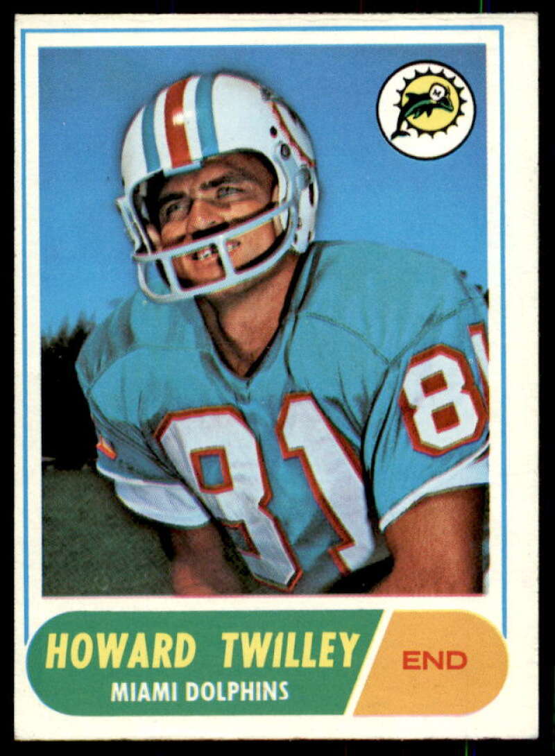 Howard Twilley Rookie Card 1968 Topps #39  Image 1