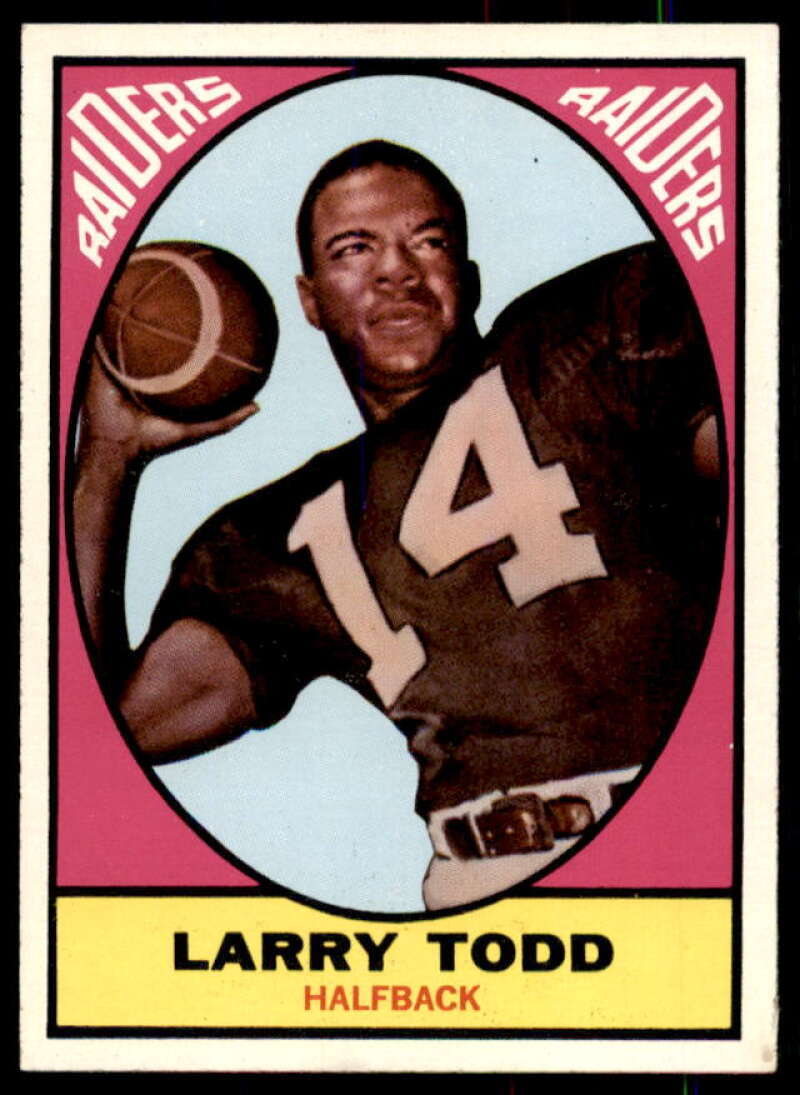 Larry Todd Card 1967 Topps #108  Image 1