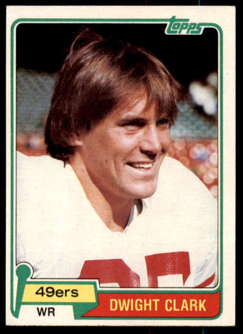 Dwight Clark Rookie Card 1981 Topps #422  Image 1