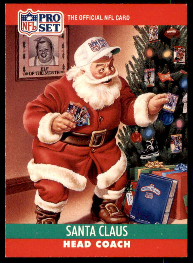 Santa Claus SP/(2nd series No quote mark/after Andre Ware) 1990 Pro Set #1990  Image 1