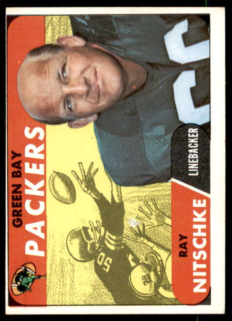 Ray Nitschke Card 1968 Topps #157  Image 1