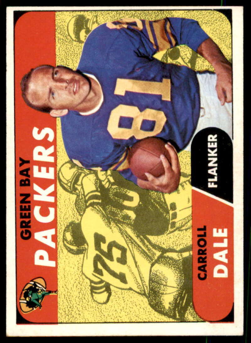 Carroll Dale Card 1968 Topps #27  Image 1