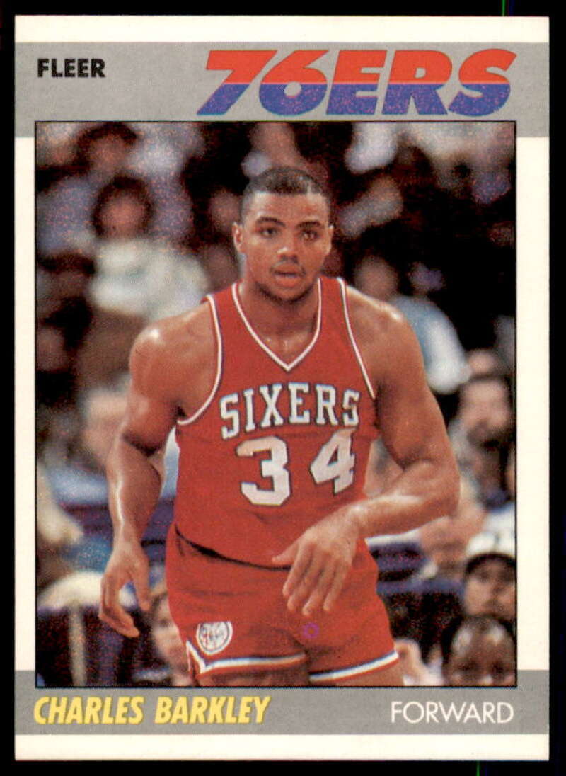 Charles Barkley Card 1987-88 Fleer #9  Image 1