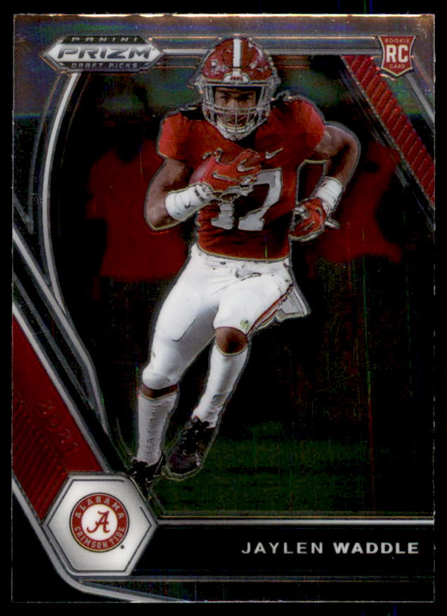 Jaylen Waddle Rookie Card 2021 Panini Prizm Draft Picks #103  Image 1