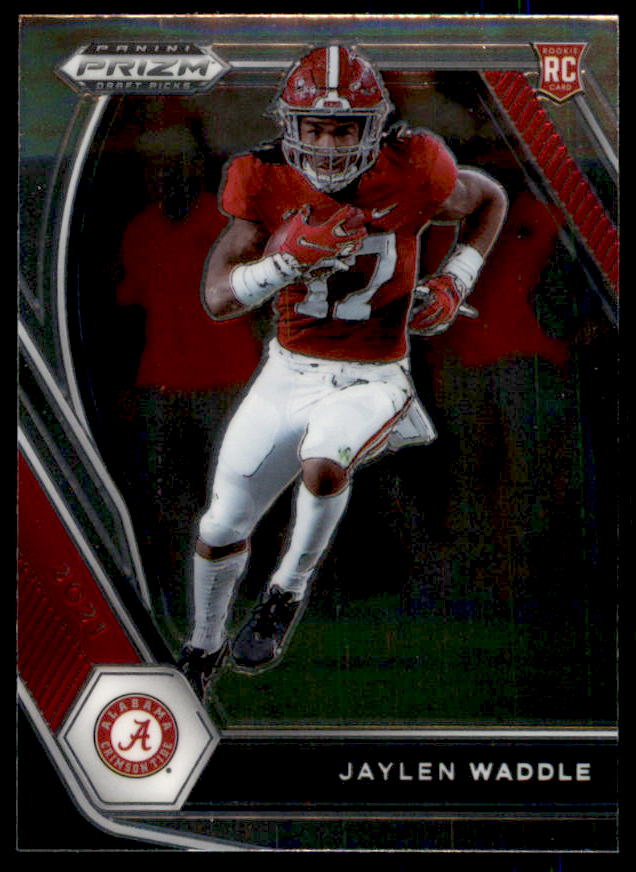 Jaylen Waddle Rookie Card 2021 Panini Prizm Draft Picks #103  Image 1