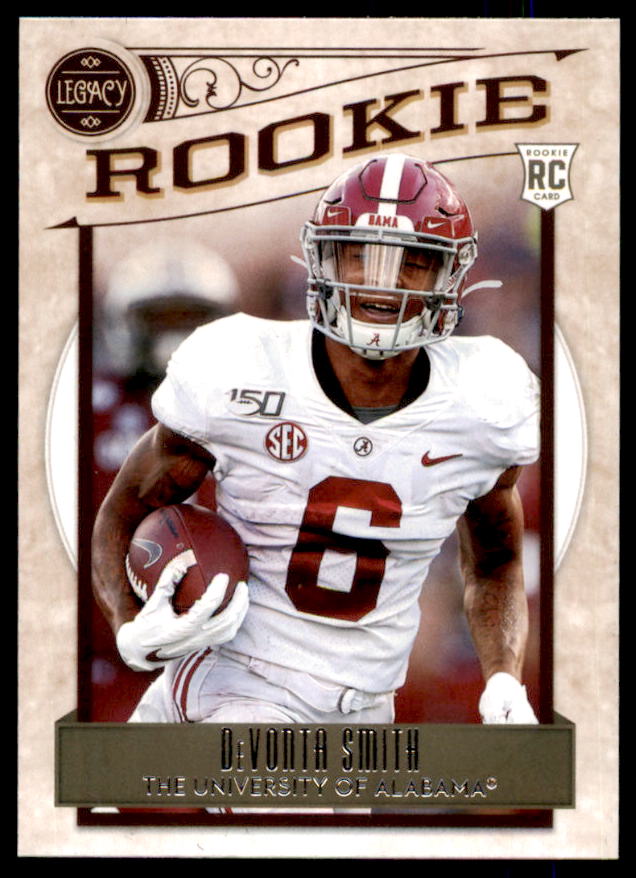 DeVonta Smith Rookie 2021 Panini Chronicles Draft Picks Legacy Rookies #363  Image 1