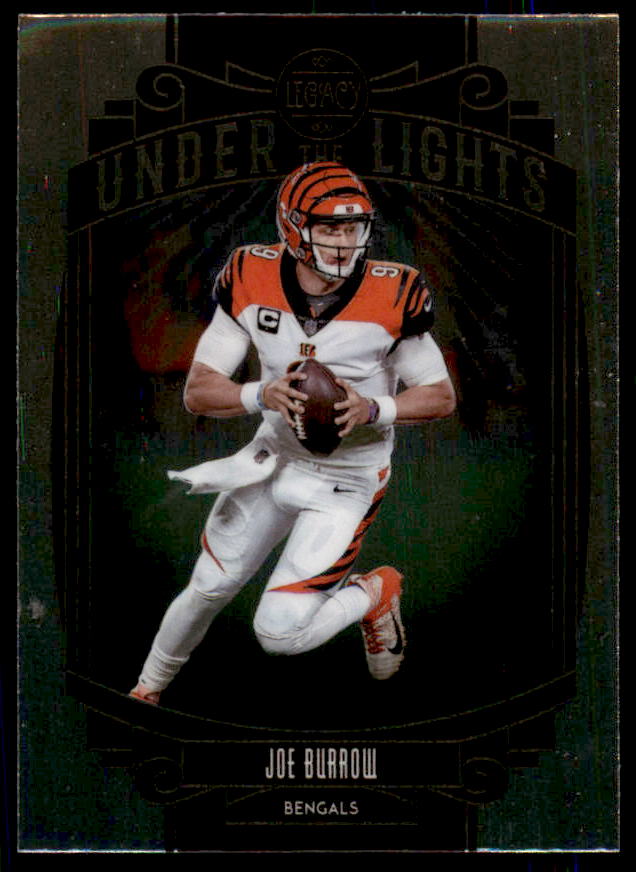 Joe Burrow Card 2021 Panini Legacy Under the Lights Silver #31  Image 1