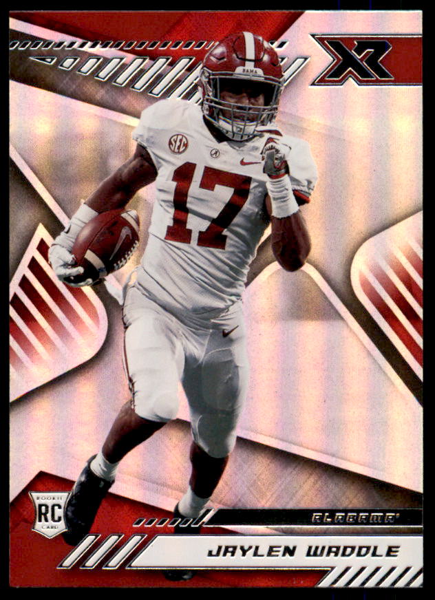 Jaylen Waddle Rookie Card 2021 Panini Chronicles Draft Picks XR #185  Image 1
