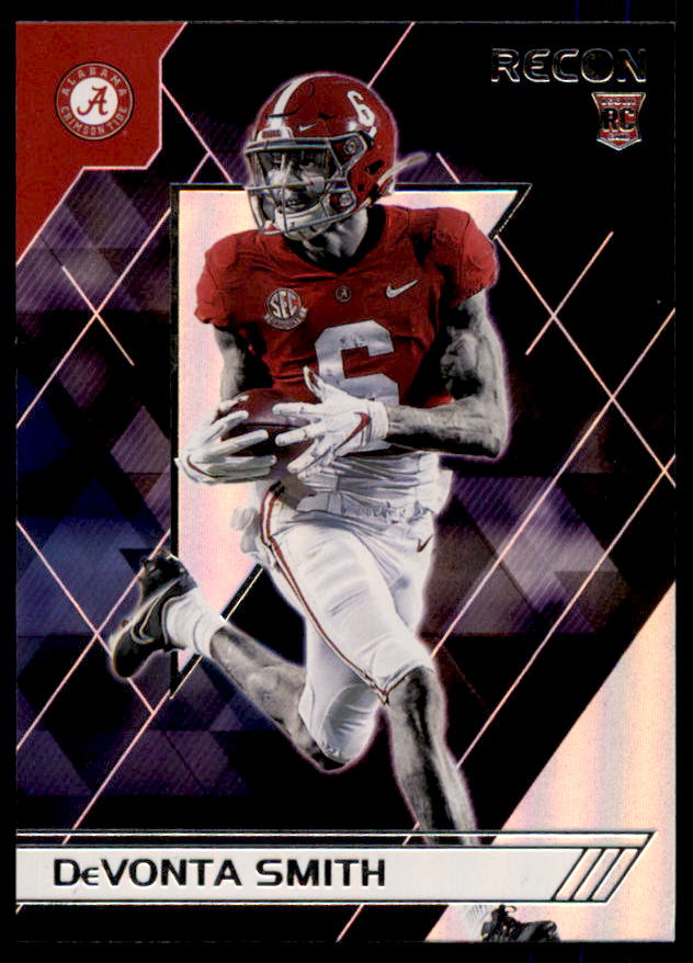 DeVonta Smith Rookie Card 2021 Panini Chronicles Draft Picks Recon #137  Image 1