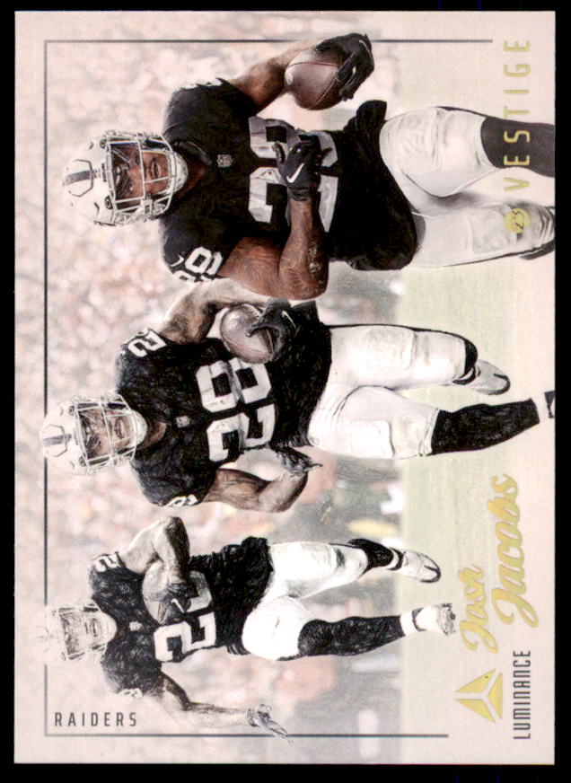 Josh Jacobs Card 2023 Panini Luminance Vestige #12  Image 1