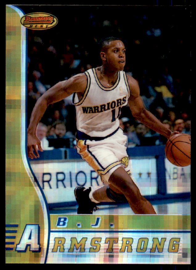 B.J. Armstrong Card 1996-97 Bowman's Best Atomic Refractors #56  Image 1