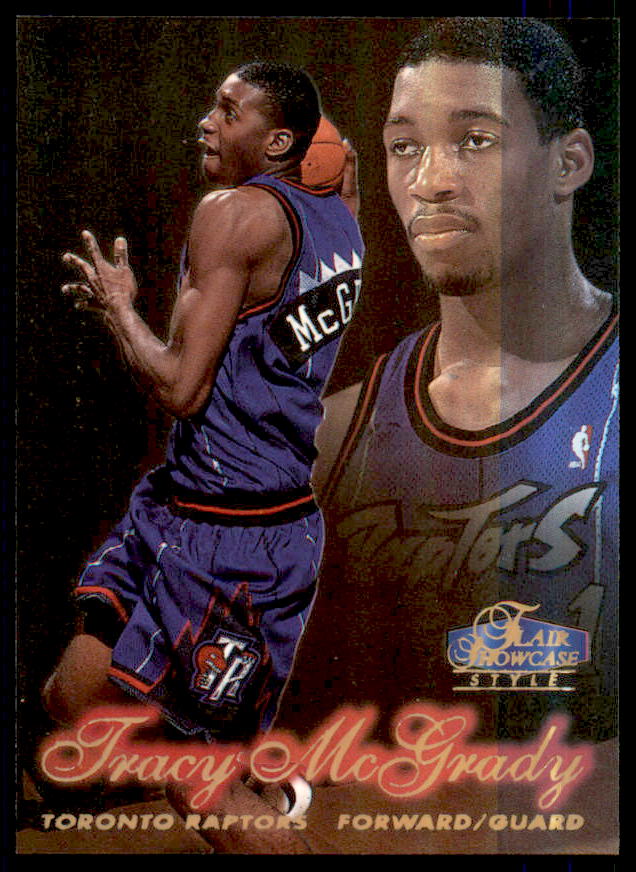 Tracy McGrady Rookie Card 1997-98 Flair Showcase Row 2 #21  Image 1