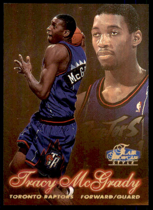 Tracy McGrady Rookie Card 1997-98 Flair Showcase Row 2 #21  Image 1