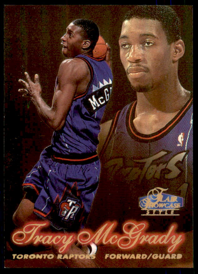 Tracy McGrady Rookie Card 1997-98 Flair Showcase Row 2 #21  Image 1