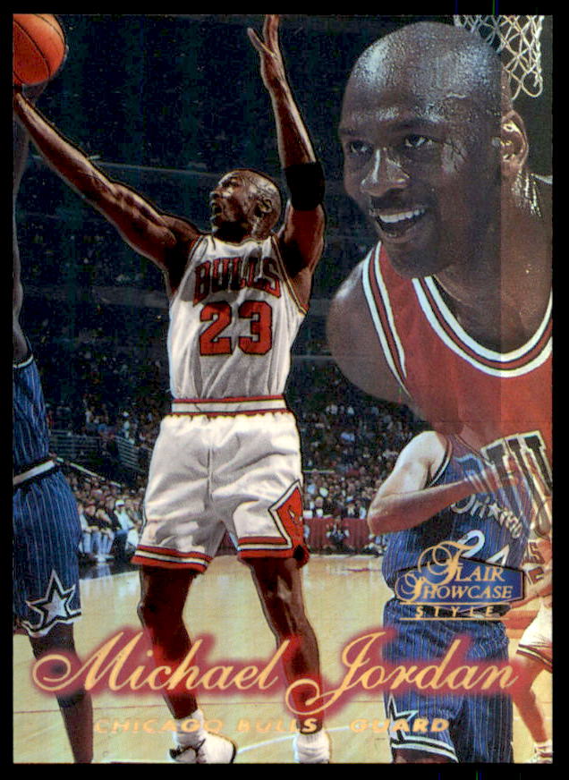 Michael Jordan Card 1997-98 Flair Showcase Row 2 #1  Image 1