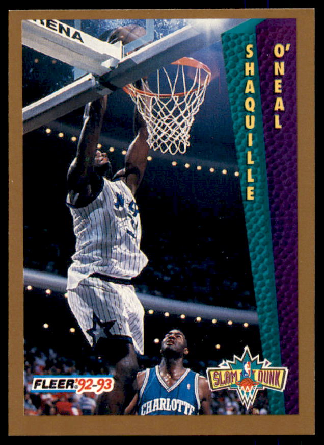 Shaquille O'Neal SD Rookie Card 1992-93 Fleer #298  Image 1