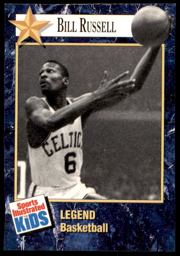 Bill Russell BK Card 1991 Sports Illustrated for Kids I #323  Image 1