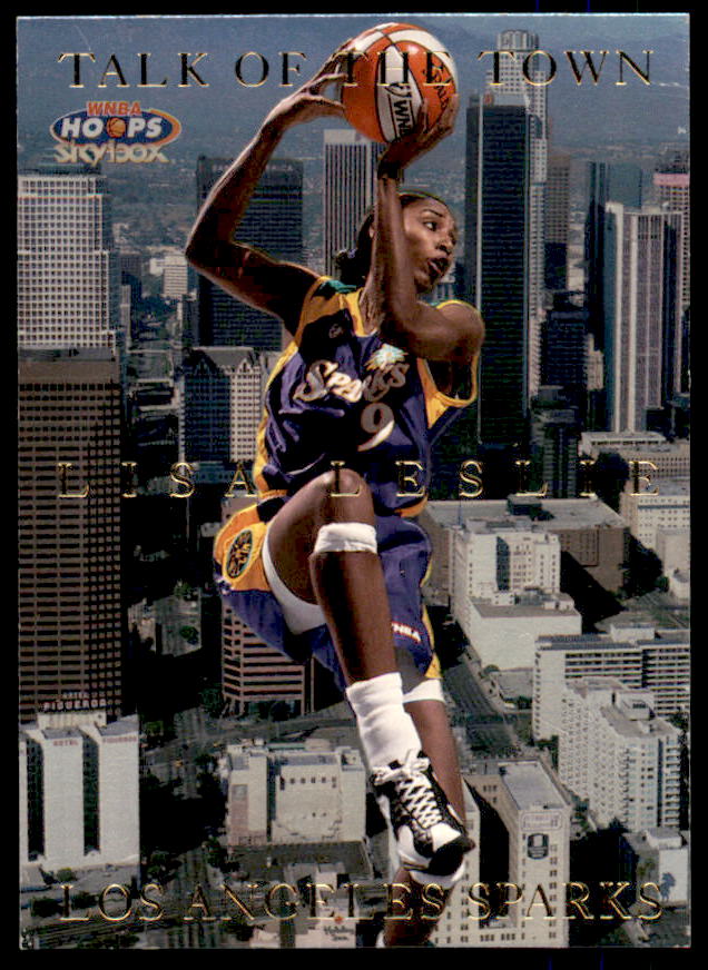 Lisa Leslie Card 1999 Hoops WNBA Talk of the Town #4  Image 1