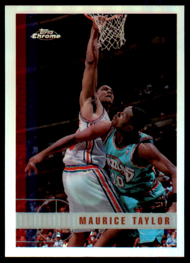 Maurice Taylor Rookie Card 1997-98 Topps Chrome Refractors #212  Image 1