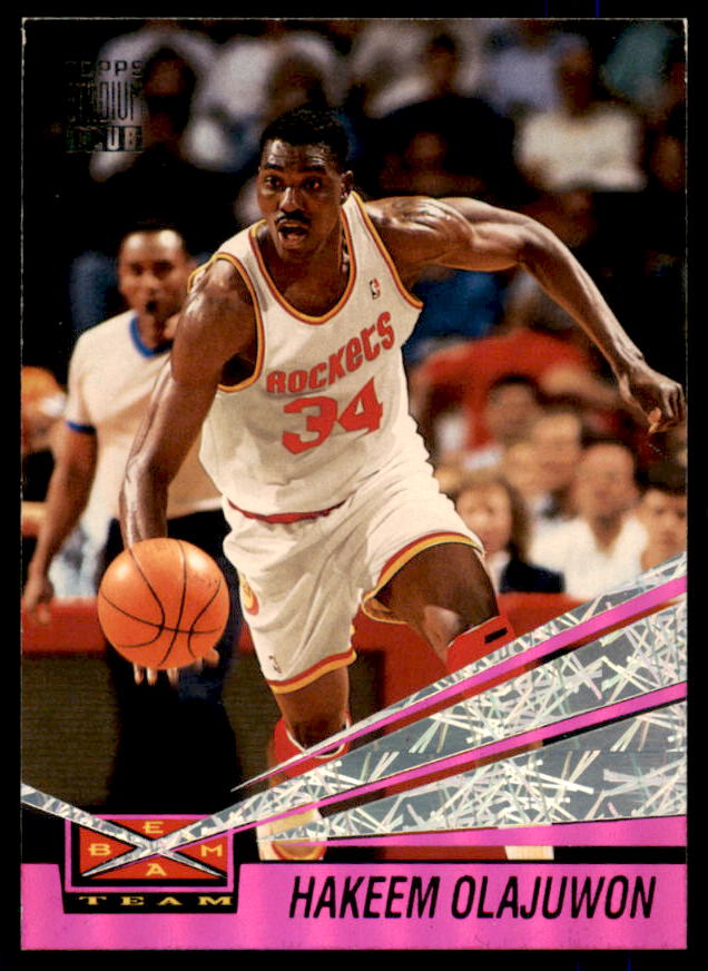 Hakeem Olajuwon Card 1993-94 Stadium Club Beam Team #12  Image 1