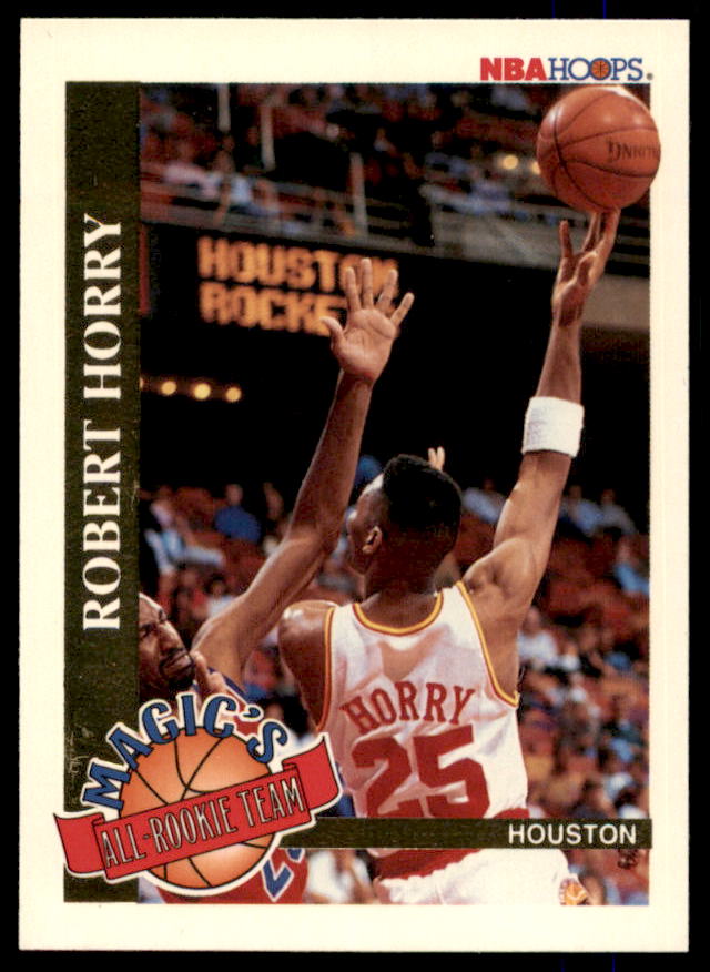 Robert Horry Rookie Card 1992-93 Hoops Magic's All-Rookies #9  Image 1