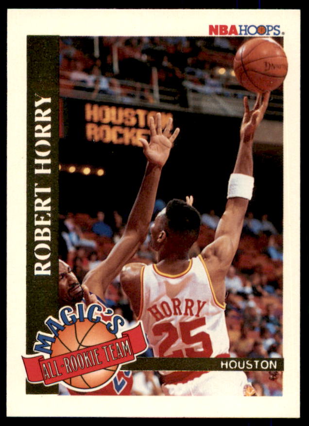 Robert Horry Rookie Card 1992-93 Hoops Magic's All-Rookies #9  Image 1