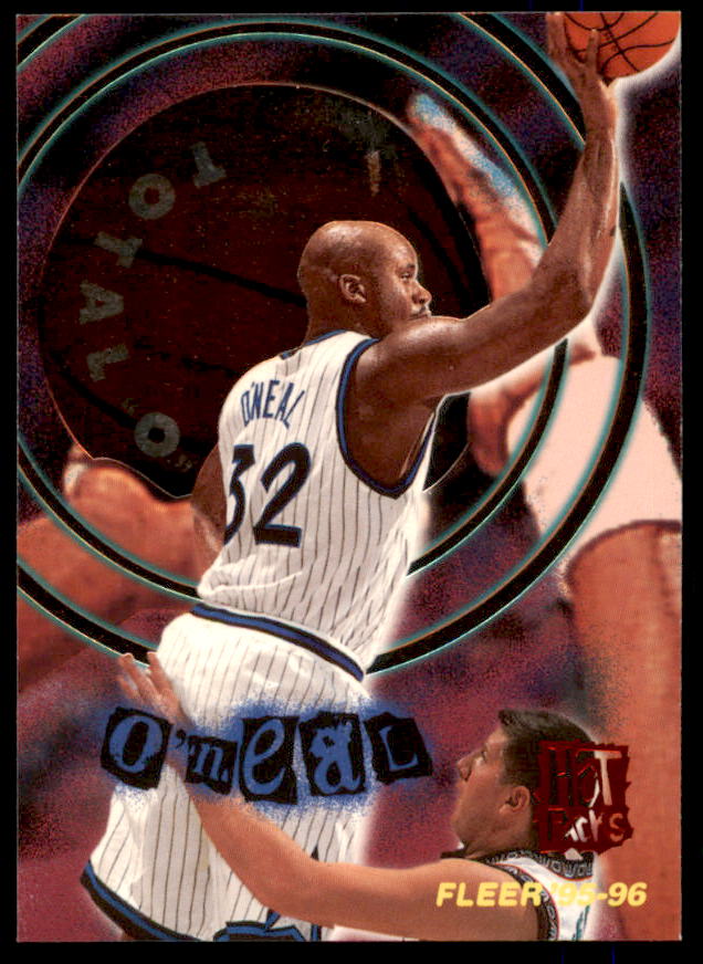 Shaquille O'Neal Card 1995-96 Fleer Total O Hot Pack #6  Image 1