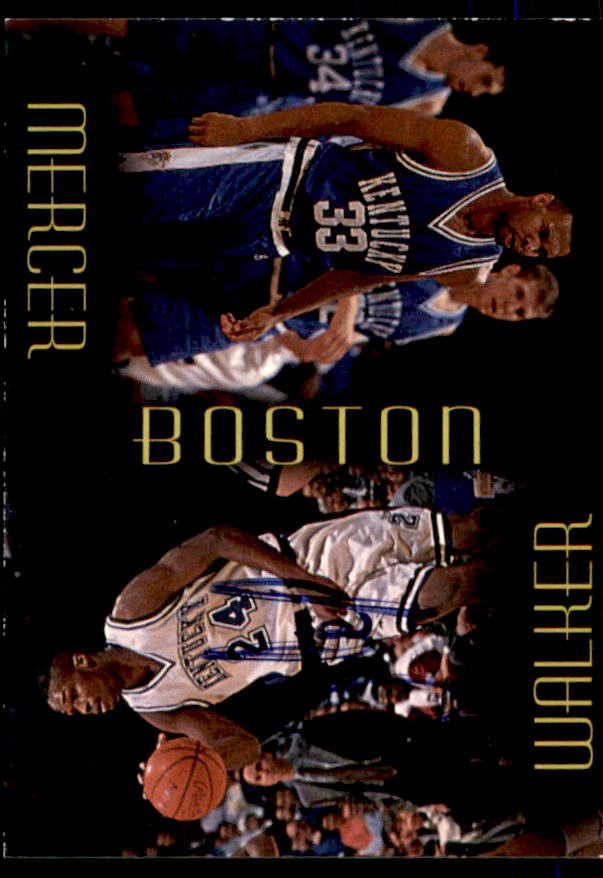 Antoine Walker Ron Mercer Rookie Auto 1997-98 The Genuine Article Teammate #NNO  Image 1