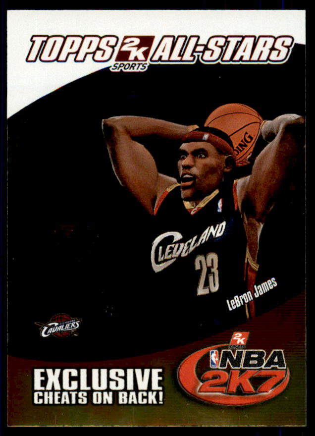 LeBron James Card 2006-07 Topps 2K7 Promotion #4  Image 1