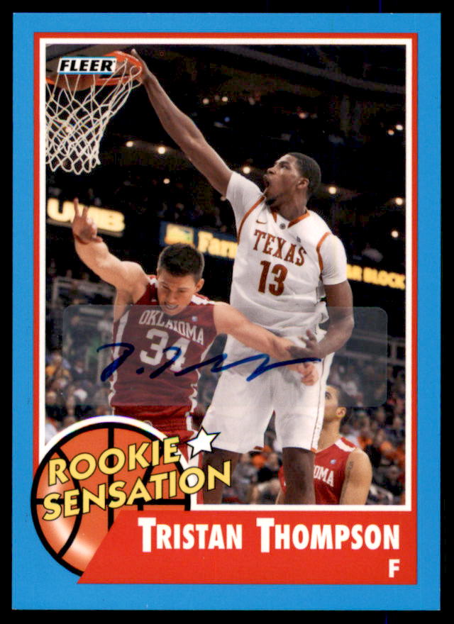 Tristan Thompson RS Rookie Card 2011-12 Fleer Retro Autographs #51  Image 1