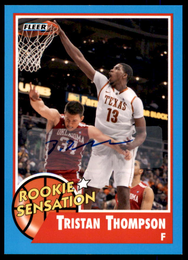 Tristan Thompson RS Rookie Card 2011-12 Fleer Retro Autographs #51  Image 1