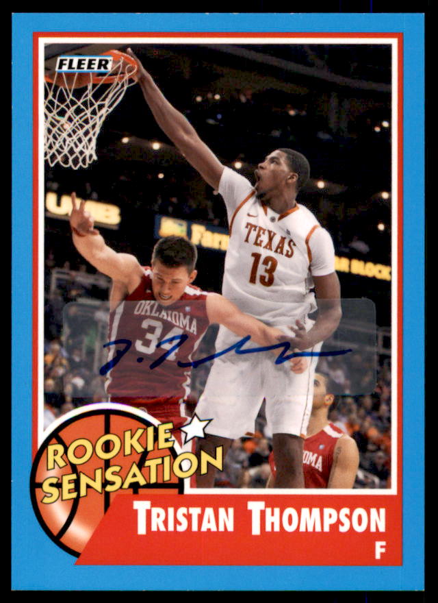 Tristan Thompson RS Rookie Card 2011-12 Fleer Retro Autographs #51  Image 1