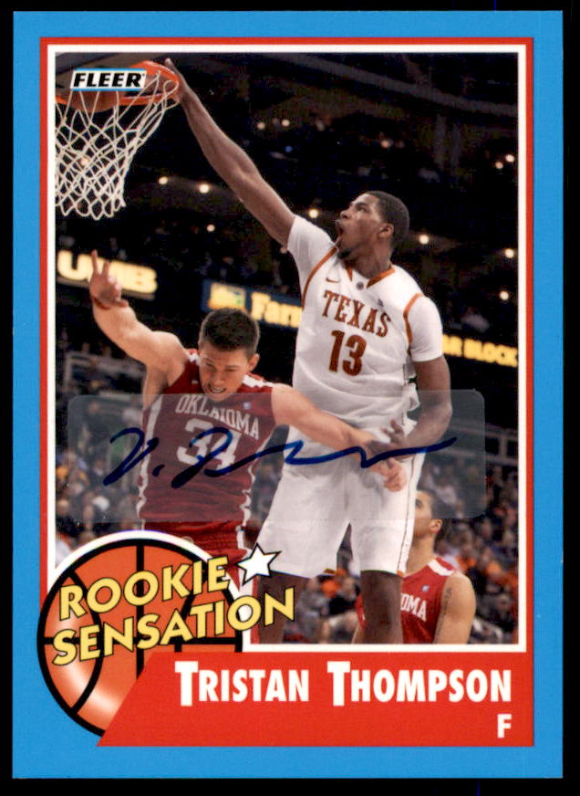 Tristan Thompson RS Rookie Card 2011-12 Fleer Retro Autographs #51  Image 1