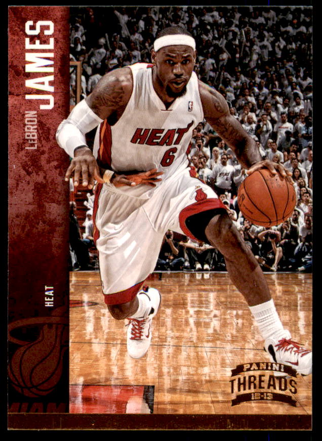 LeBron James Card 2012-13 Panini Threads #76  Image 1