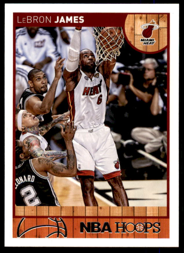 LeBron James Card 2013-14 Hoops #62  Image 1