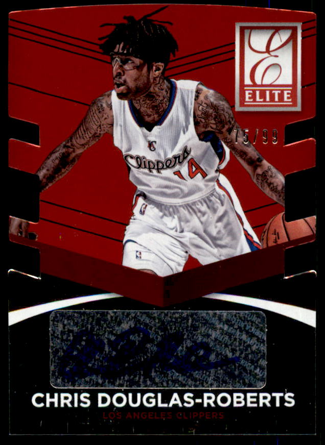 Chris Douglas-Roberts Rookie Card 2014-15 Elite Status Signatures Red #87  Image 1