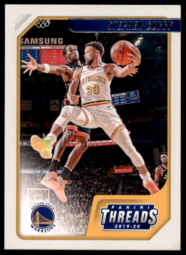 Stephen Curry/Threads Card 2019-20 Panini Chronicles #79  Image 1