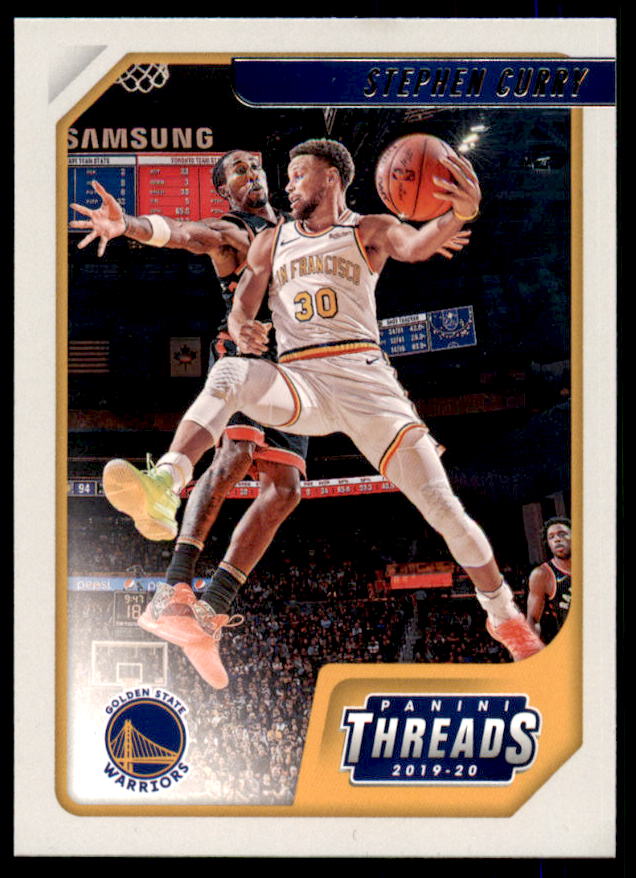 Stephen Curry/Threads Card 2019-20 Panini Chronicles #79  Image 1