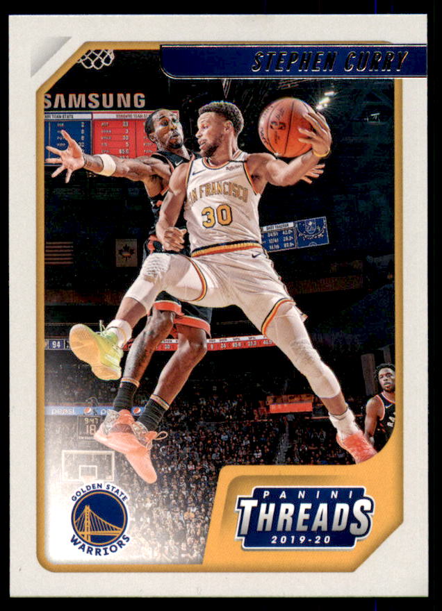 Stephen Curry/Threads Card 2019-20 Panini Chronicles #79  Image 1