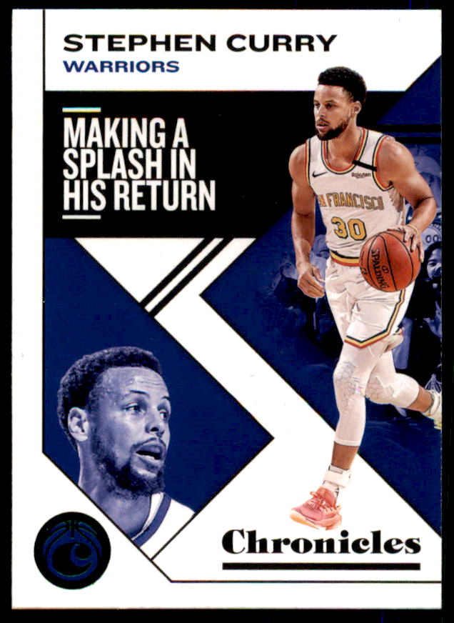 Stephen Curry Card 2019-20 Panini Chronicles Green #21  Image 1