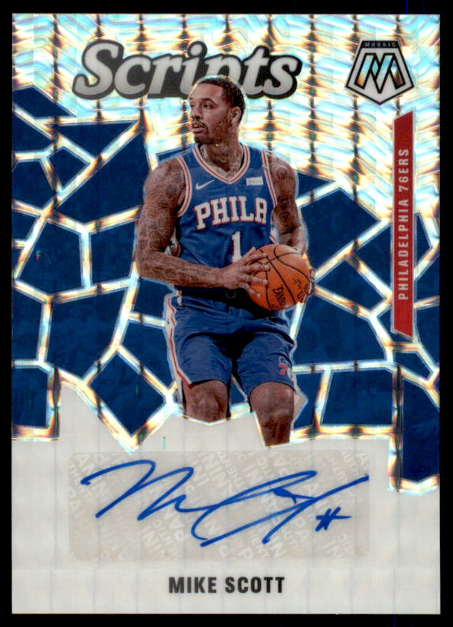 Mike Scott Card 2019-20 Panini Mosaic Scripts #39  Image 1